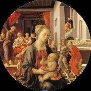 Fra Filippo Lippi Madonna and Child oil on canvas